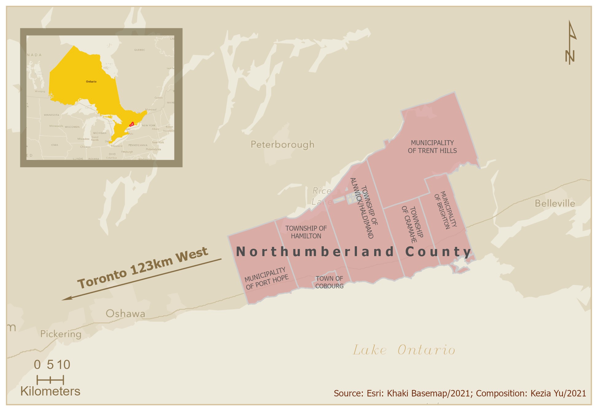 Northumberland County Study Area